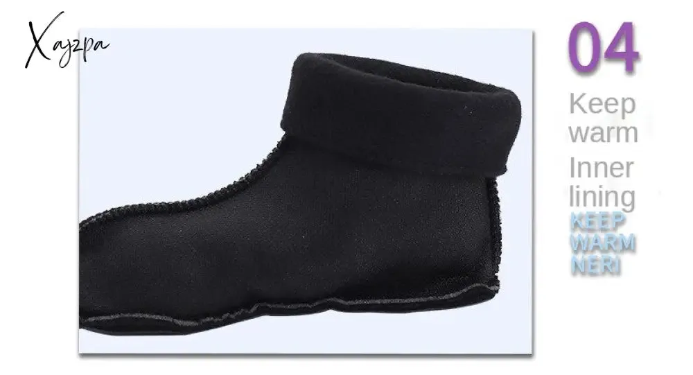 Xajzpa - Water Boots for Woman for Rain Rubber Boots Women Waterproof Ankle Boot Botas De Caza Espanolas Rain Boots Bota Agua Mujer Shoes